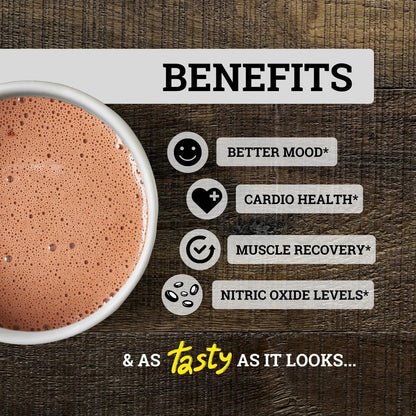Supercharged Cocoa Flavanols + Flavonoids 1200MG 0 SUGAR & ONLY 27 CALORIES