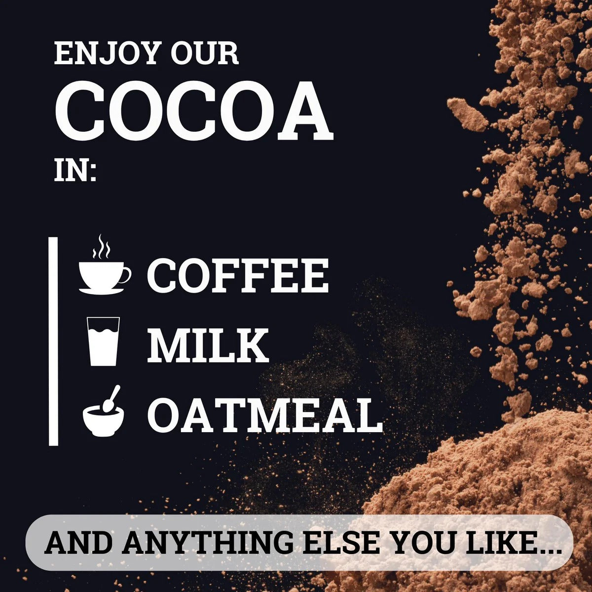 Supercharged Cocoa Flavanols + Flavonoids 1200MG 0 SUGAR & ONLY 27 CALORIES